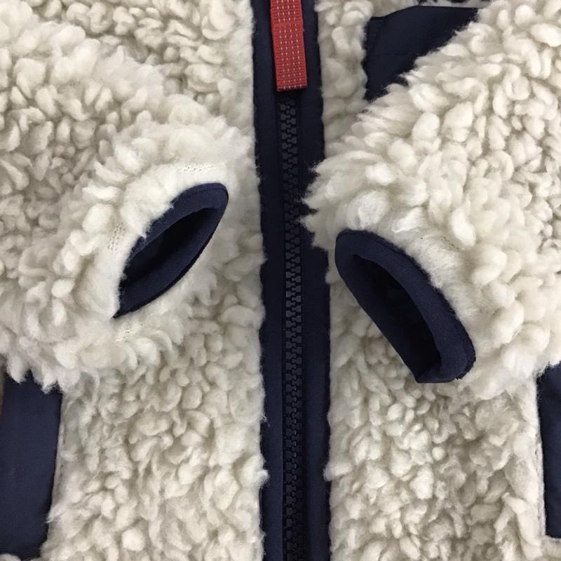 パタゴニア patagonia ジャケット、上着 ジャケット、ブレザー 61025fa20 フリースジャケット ジップアップジャケット アウター ロゴ、文字 アイボリー / アイボリー /  ボーイズ USED 古着 中古 10135094