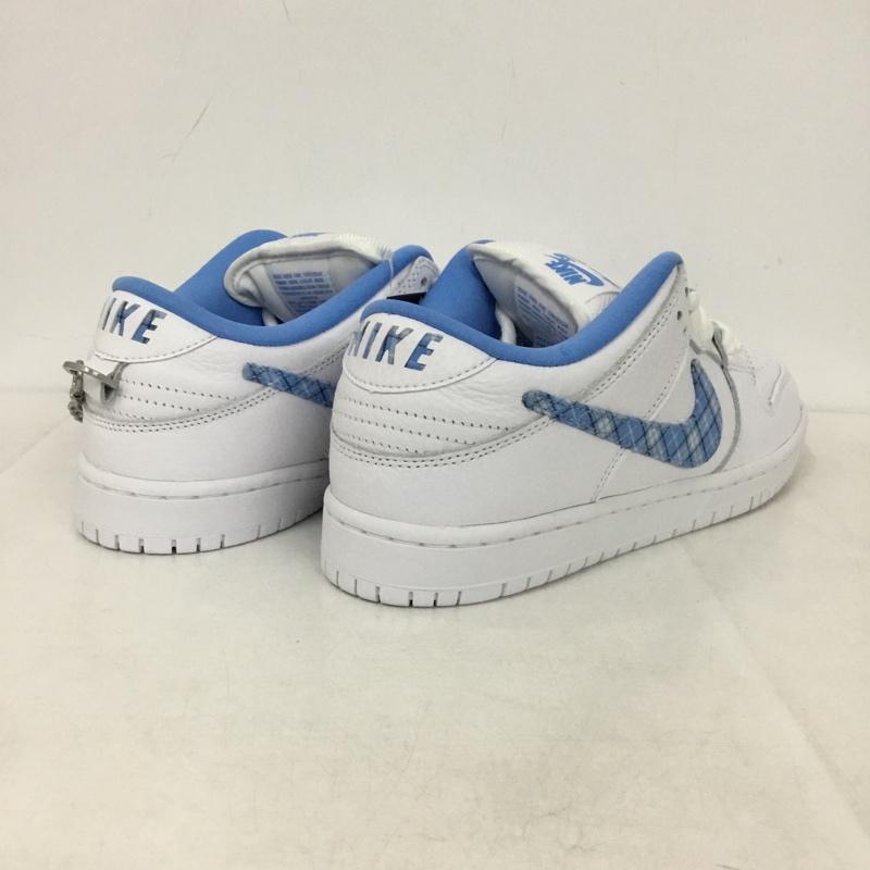 ナイキ NIKE スニーカー スニーカー FZ8802 100 SB DUNK LOW PRO NICOLE HAUSE 26.5cm 箱有 26.5cm ロゴ、文字 白 / ホワイト / X 水色 / ライトブルー /  メンズ USED 古着 中古 10145591