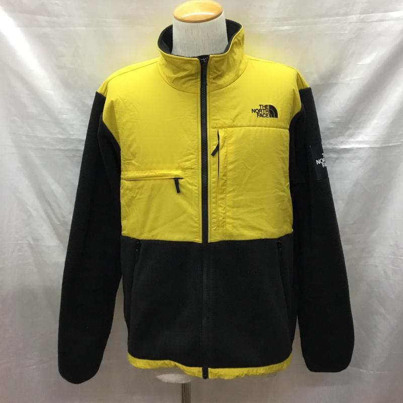 ザノースフェイス THE NORTH FACE ジャケット、上着 ジャケット、ブレザー na71831 フリースジャケット アウター ジップアップジャケット XL ロゴ、文字 黒 / ブラック / X 黄 / イエロー /  メンズ USED 古着 中古 10121475