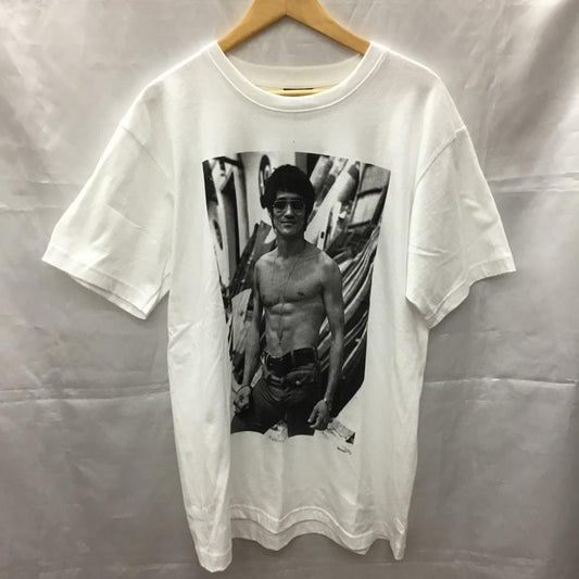 古着 USED Tシャツ 半袖 半袖カットソー プリントTシャツ クルーネックカットソー バンドTシャツ L プリント 白 / ホワイト /  メンズ USED 古着 中古 10106926