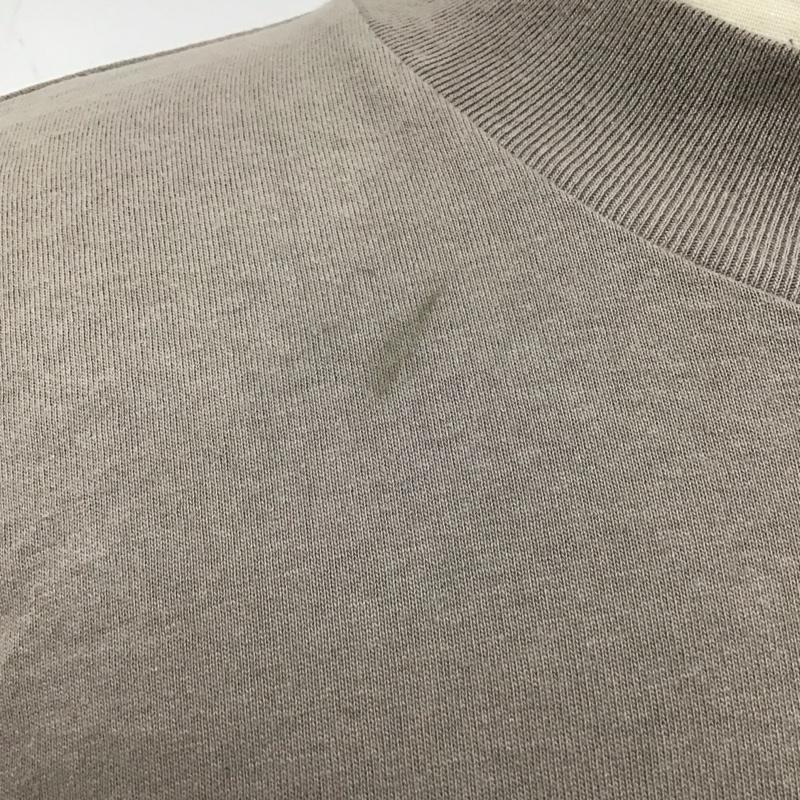 ペニーズ PENNEY S Tシャツ 長袖 112-04-0327 SHIPS別注 FOX ロゴ ワッペン ソリッド モックネック ロンT L ワンポイント 灰 / グレー /  メンズ USED 古着 中古 10118335