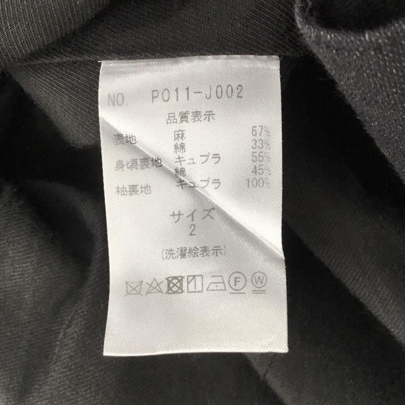 ポートバイアーク PORT BY ARK ジャケット、上着 ジャケット、ブレザー PO11-J002 DoubleBreastedJacketHerringbone カジュアルパンツ ダブルジャケット 2 無地 灰 / グレー /  メンズ USED 古着 中古 10109798