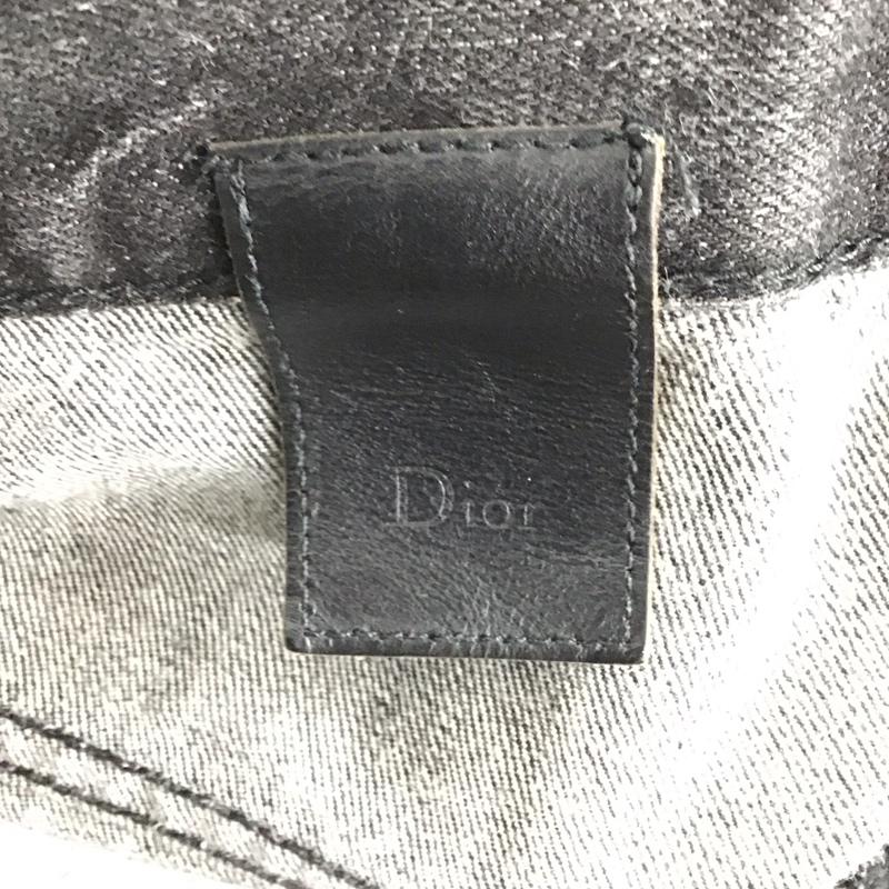 ディオール DIOR パンツ デニム、ジーンズ デニムパンツ スリムパンツ カジュアルパンツ 32インチ ダメージ加工 黒 / ブラック /  メンズ USED 古着 中古 10141361
