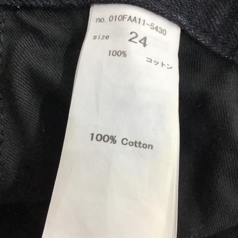 マウジー MOUSSY パンツ デニム、ジーンズ 010faa11-5430 ストレートパンツ 無地 黒 / ブラック /  レディース USED 古着 中古 10149550