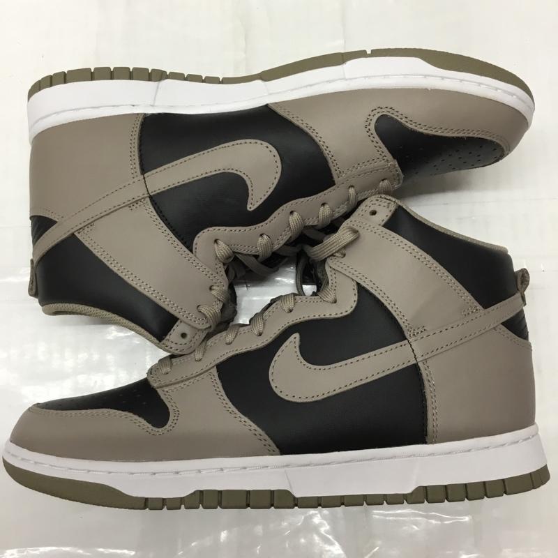 ナイキ NIKE スニーカー スニーカー DD1869 002 WMNS DUNK HIGH 27.5cm 箱有 27.5cm ロゴ、文字 黒 / ブラック / X 灰 / グレー /  メンズ USED 古着 中古 10111980