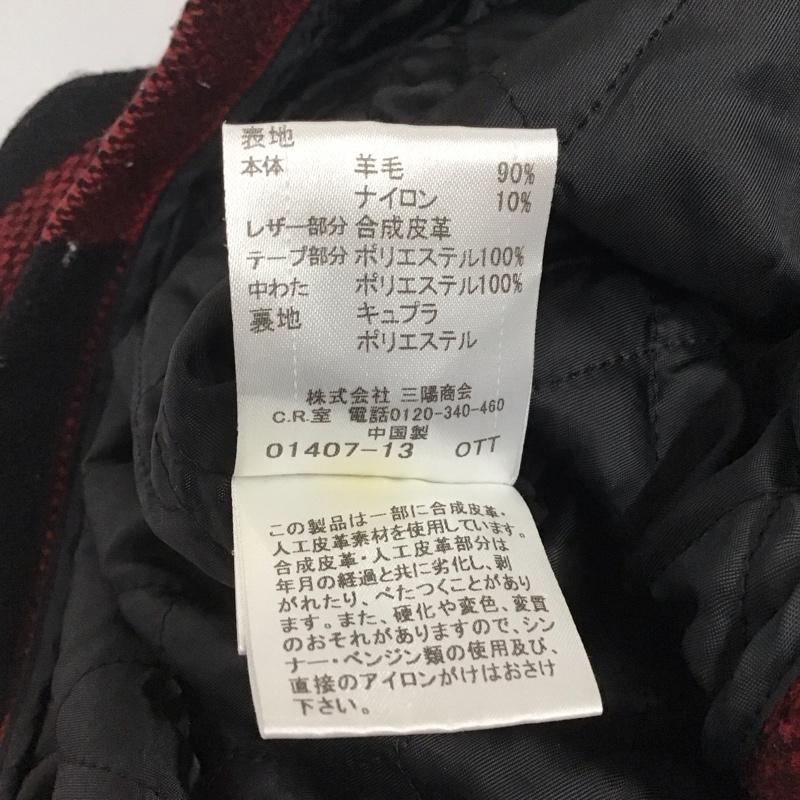 バーバリーブラックレーベル BURBERRY BLACK LABEL コート コート一般 ダッフルコート ショートコート アウター M チェック 黒 / ブラック / X 赤 / レッド /  メンズ USED 古着 中古 10144467