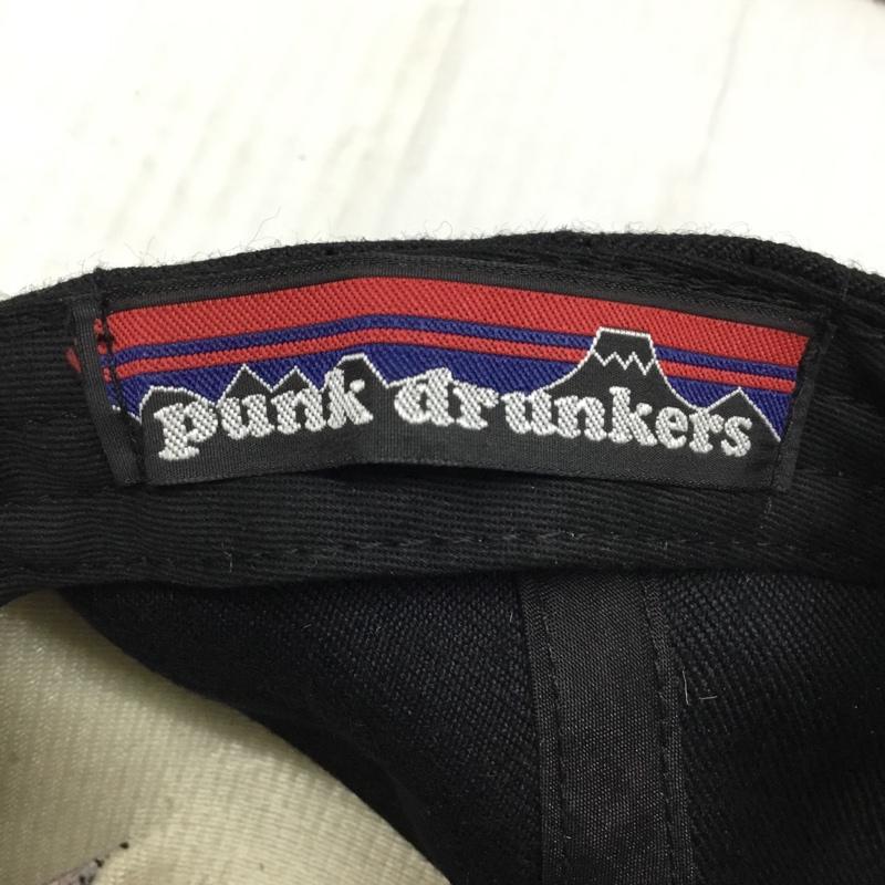 パンクドランカーズ PUNK DRUNKERS 帽子 キャップ あいつになれるCAP ロゴ、文字 黒 / ブラック /  メンズ USED 古着 中古 10118925