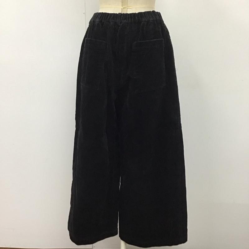 レリュームジャーナルスタンダード relume Journal Standard ボトムス ボトムス 16-030-462-7640-3-0 ワイドパンツ コーデュロイ M 無地 黒 / ブラック /  レディース USED 古着 中古 10117358