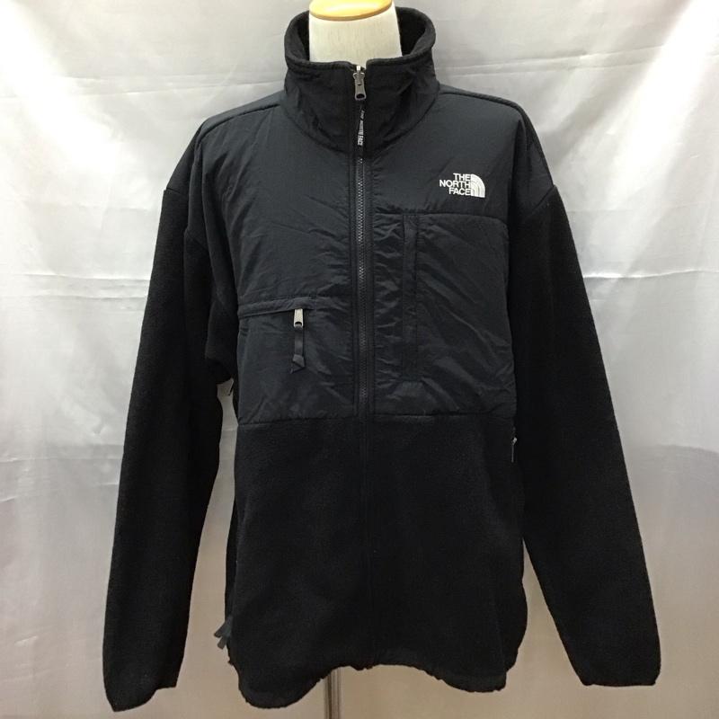 ザノースフェイス THE NORTH FACE ジャケット、上着 ジャンパー、ブルゾン ジップアップジャケット ジャンパー ジャケット カジュアルジャケット アウター XL ロゴ、文字 黒 / ブラック /  メンズ USED 古着 中古 10111792