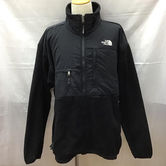 ザノースフェイス THE NORTH FACE ジャケット、上着 ジャンパー、ブルゾン ジップアップジャケット ジャンパー ジャケット カジュアルジャケット アウター XL ロゴ、文字 黒 / ブラック /  メンズ USED 古着 中古 10111792