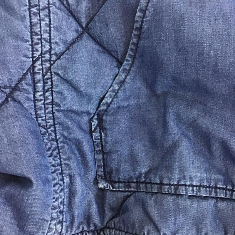 ナイジェルケーボン Nigel Cabourn ベスト ベスト ジップアップベスト ノースリーブカットソー アウター 2 無地 インディゴ / インディゴ /  メンズ USED 古着 中古 10141013