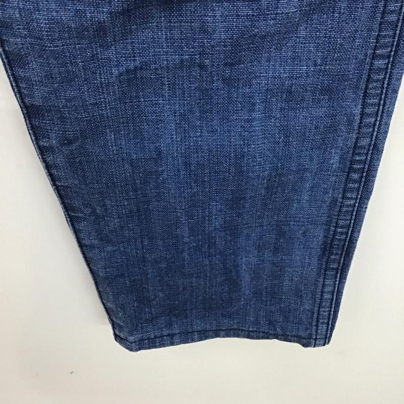 リポトレンタアンニ Ripo trenta anni パンツ デニム、ジーンズ デニムパンツ ストレートパンツ ワイドパンツ カジュアルパンツ L 無地 インディゴ / インディゴ /  メンズ USED 古着 中古 10119126