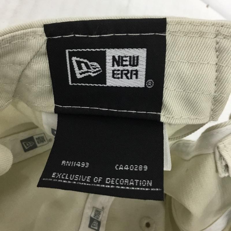 ニューエラ NEW ERA 帽子 キャップ NY ニューヨーク ヤンキース Casual Classic ロゴ、文字 アイボリー / アイボリー /  メンズ USED 古着 中古 10109913