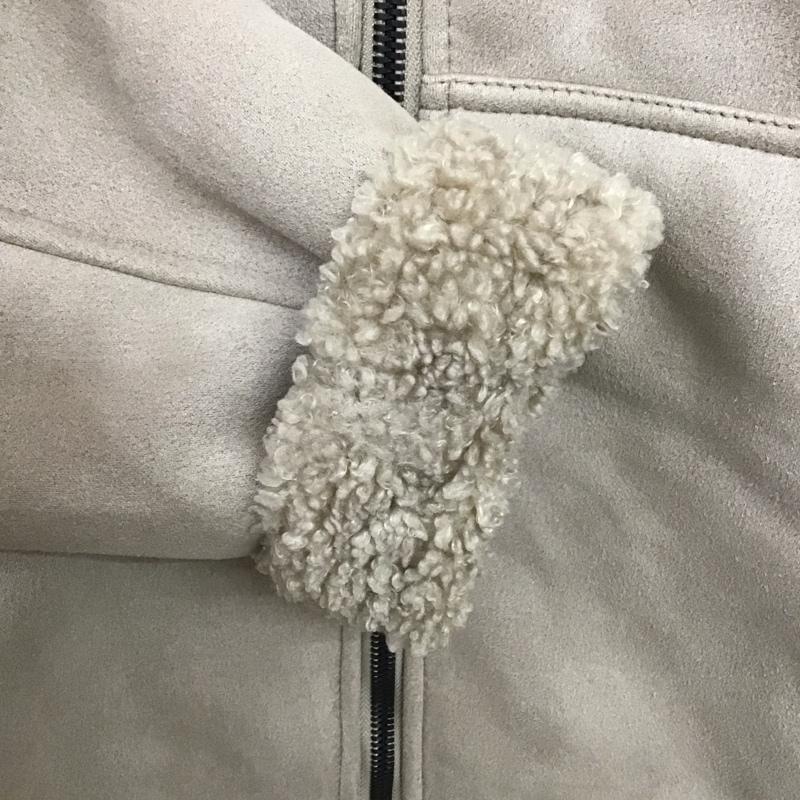ザラ ZARA ジャケット、上着 ジャンパー、ブルゾン ボア ムートン M 無地 ベージュ / ベージュ /  レディース USED 古着 中古 10139452