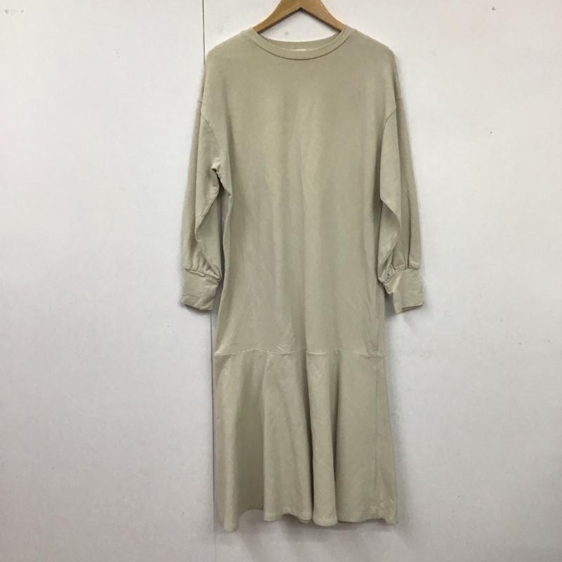 ローリーズファーム LOWRYS FARM ワンピース ロングスカート FREE 無地 ベージュ / ベージュ /  レディース USED 古着 中古 10120158