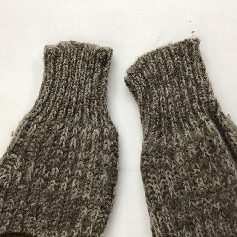 古着 USED ニット、セーター 長袖 長袖ニットカットソー ヘンリーネック セーター L 無地 茶 / ブラウン /  メンズ USED 古着 中古 10131545