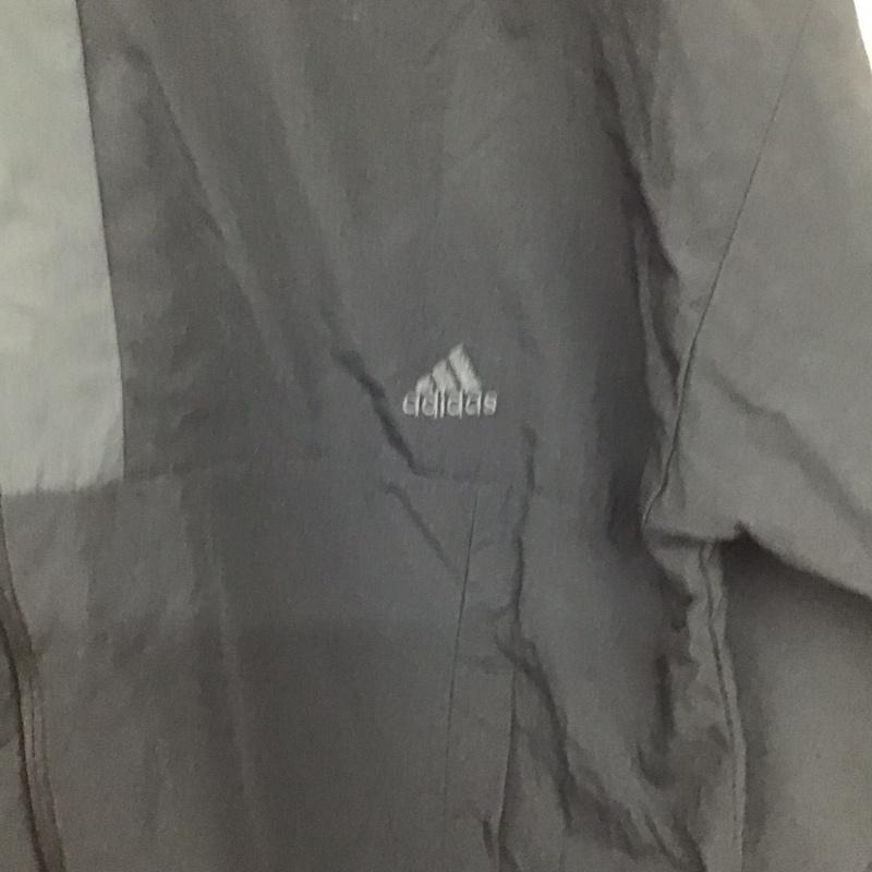 アディダス adidas ジャケット、上着 ジャケット、ブレザー 2fk001 ジップアップジャケット ナイロンジャケット アウター ロゴ、文字 黒 / ブラック /  メンズ USED 古着 中古 10130704