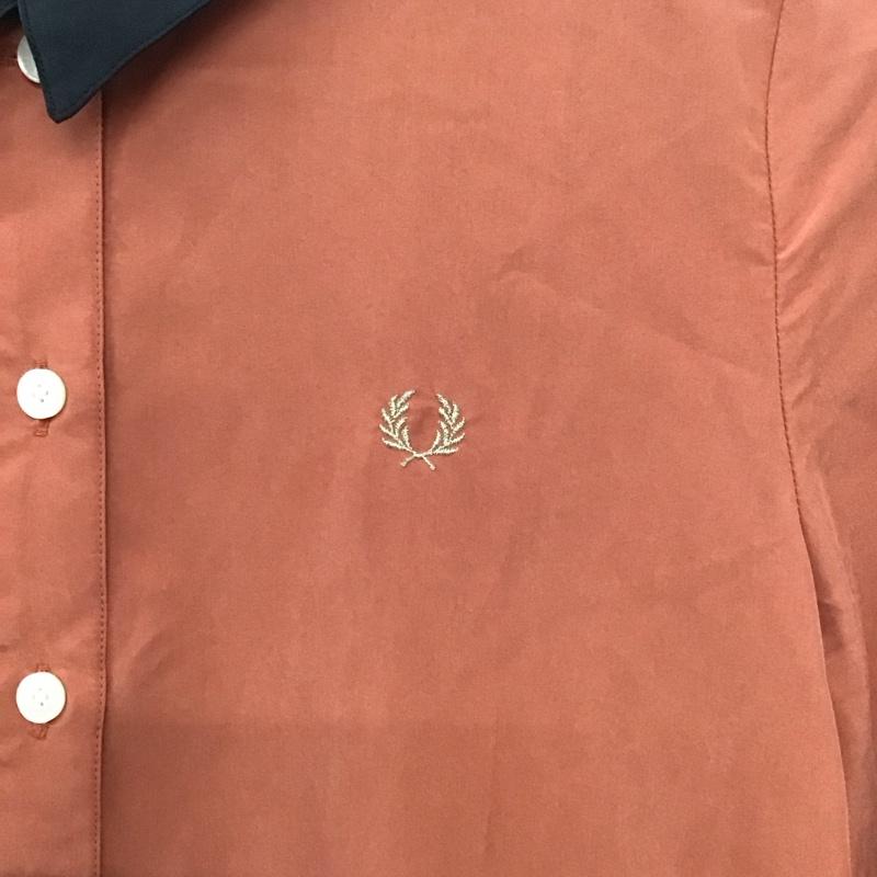 フレッドペリー FRED PERRY ワンピース ミニスカート 8 無地 橙 / オレンジ /  レディース USED 古着 中古 10143043
