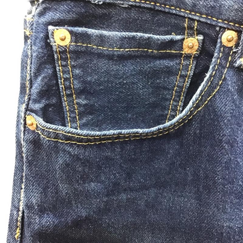 リーバイストラウスアンドコー Levi Strauss & co. パンツ デニム、ジーンズ デニムパンツ ストレートパンツ ワイドパンツ カジュアルパンツ 33インチ 無地 インディゴ / インディゴ /  メンズ USED 古着 中古 10113579