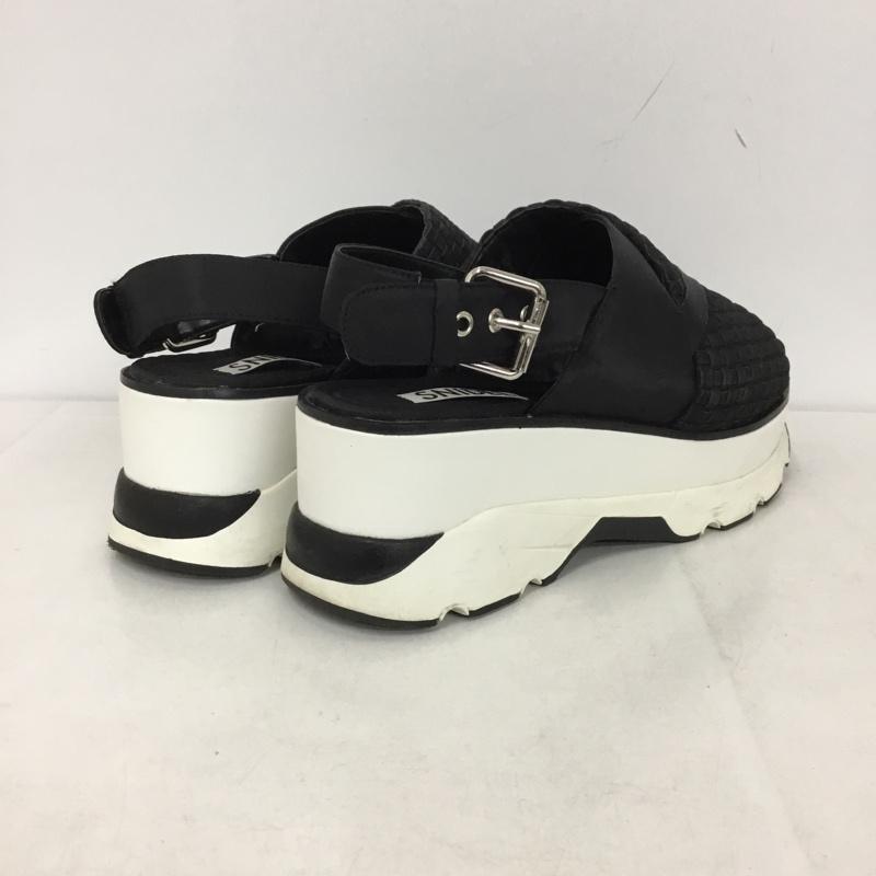 スナイデル SNIDEL サンダル サンダル SWGS202620 スニーカーソールサンダル 厚底 M 無地 黒 / ブラック / X 白 / ホワイト /  レディース USED 古着 中古 10145608