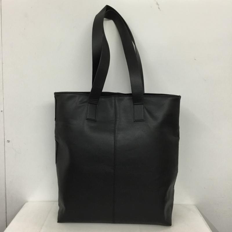 ザラ ZARA トートバッグ トートバッグ 3393 520 800 フェイクレザー 無地 黒 / ブラック /  メンズ USED 古着 中古 10145484