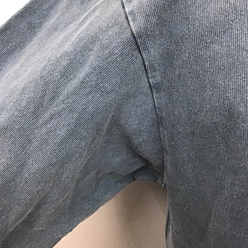 ザノースフェイス THE NORTH FACE Tシャツ 長袖 NT81732 PIGMENT DYE TEE ロンT L ロゴ、文字 青 / ブルー /  メンズ USED 古着 中古 10115596