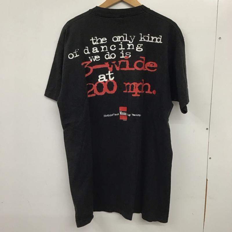 フルーツオブザルーム FRUIT OF THE LOOM Tシャツ 半袖 半袖カットソー プリントTシャツ クルーネックカットソー 古着 XL ロゴ、文字 黒 / ブラック /  メンズ USED 古着 中古 10140544