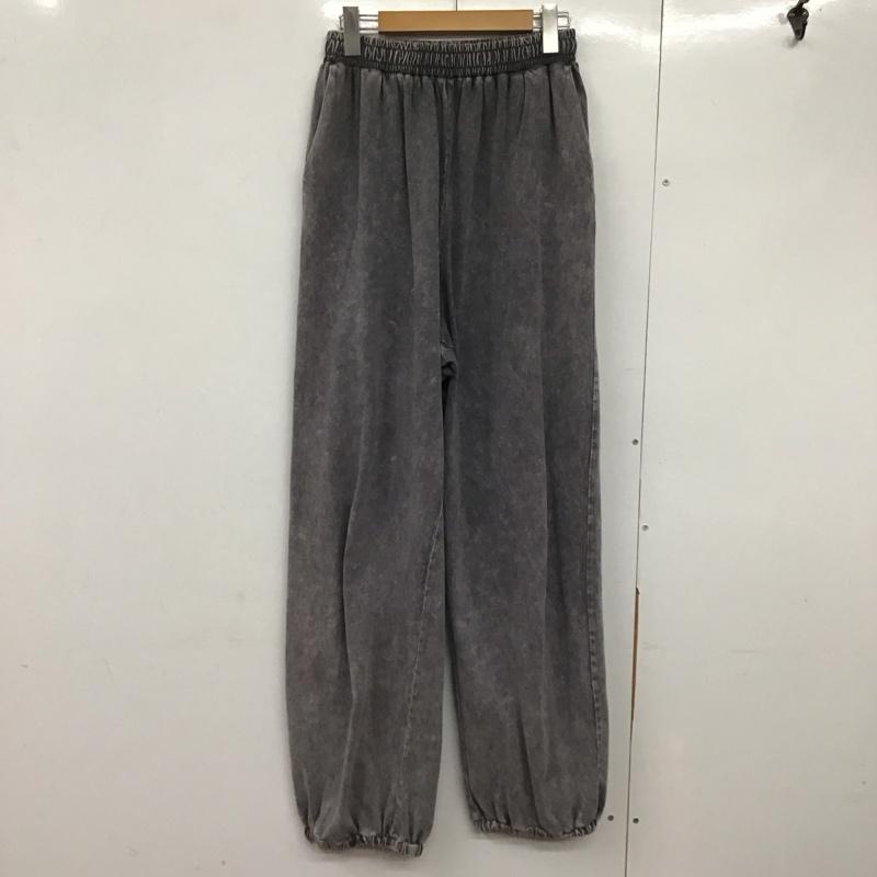 ローリーズファーム LOWRYS FARM パンツ ワークパンツ、ペインターパンツ ワイドパンツ カジュアルパンツ ワークパンツ FREE 無地 黒 / ブラック /  レディース USED 古着 中古 10142463