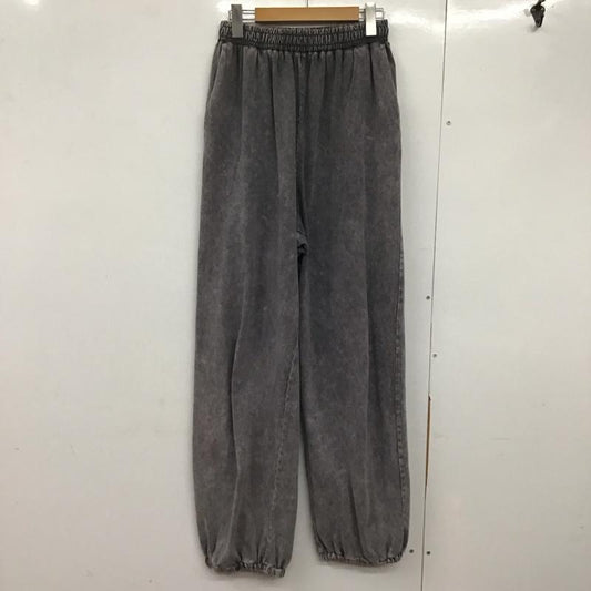 ローリーズファーム LOWRYS FARM パンツ ワークパンツ、ペインターパンツ ワイドパンツ カジュアルパンツ ワークパンツ FREE 無地 黒 / ブラック /  レディース USED 古着 中古 10142463