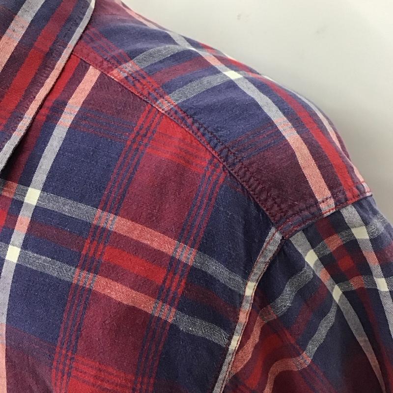 ポロラルフローレン POLO RALPH LAUREN シャツ、ブラウス 半袖 半袖シャツ カラーシャツ 半袖カットソー チェックシャツ L チェック マルチカラー / マルチカラー /  メンズ USED 古着 中古 10114561