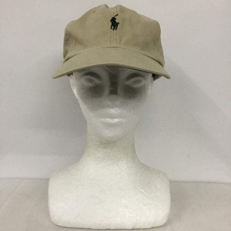 ポロラルフローレン POLO RALPH LAUREN 帽子 キャップ コットン ワンポイント ベージュ / ベージュ /  メンズ USED 古着 中古 10134774