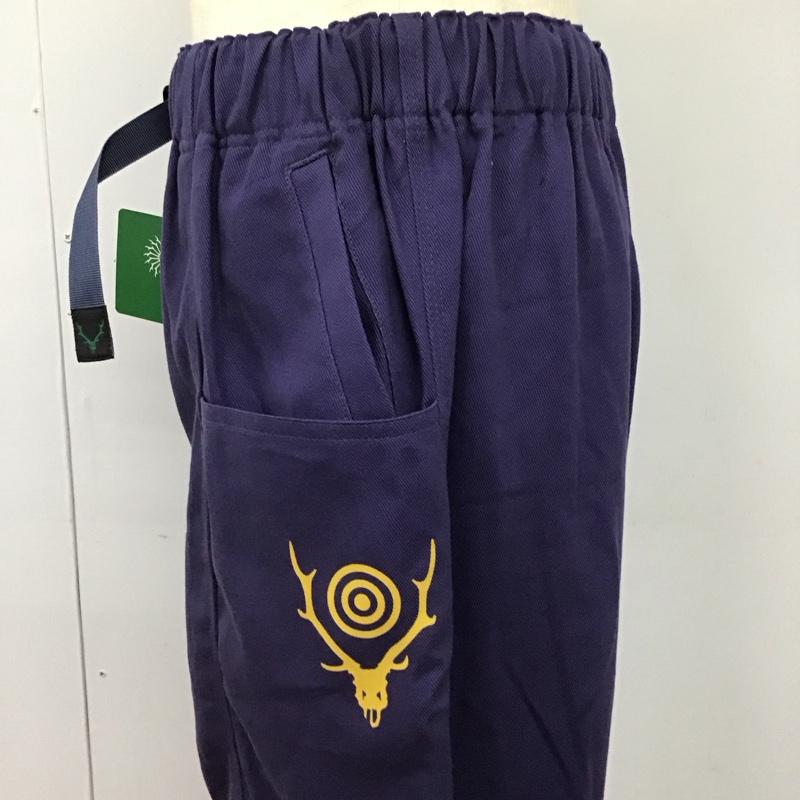 サウスツーウェストエイト South2 West8 パンツ ワークパンツ、ペインターパンツ ワークパンツ ワイドパンツ カジュアルパンツ L 無地 紫 / パープル /  メンズ USED 古着 中古 10119428