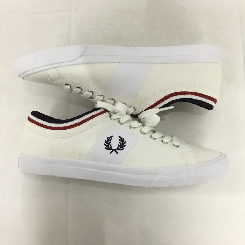 フレッドペリー FRED PERRY スニーカー スニーカー B7106 アンダースピンツイル UK9 箱有 US：10 ワンポイント オフホワイト / オフホワイト /  メンズ USED 古着 中古 10135003