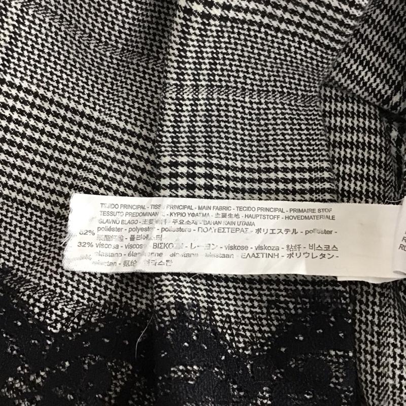 ザラ ZARA TRAFALUC ワンピース ひざ丈スカート ノースリーブワンピース カジュアルワンピース タイトワンピース XS 総柄 白 / ホワイト / X 黒 / ブラック /  レディース USED 古着 中古 10114484