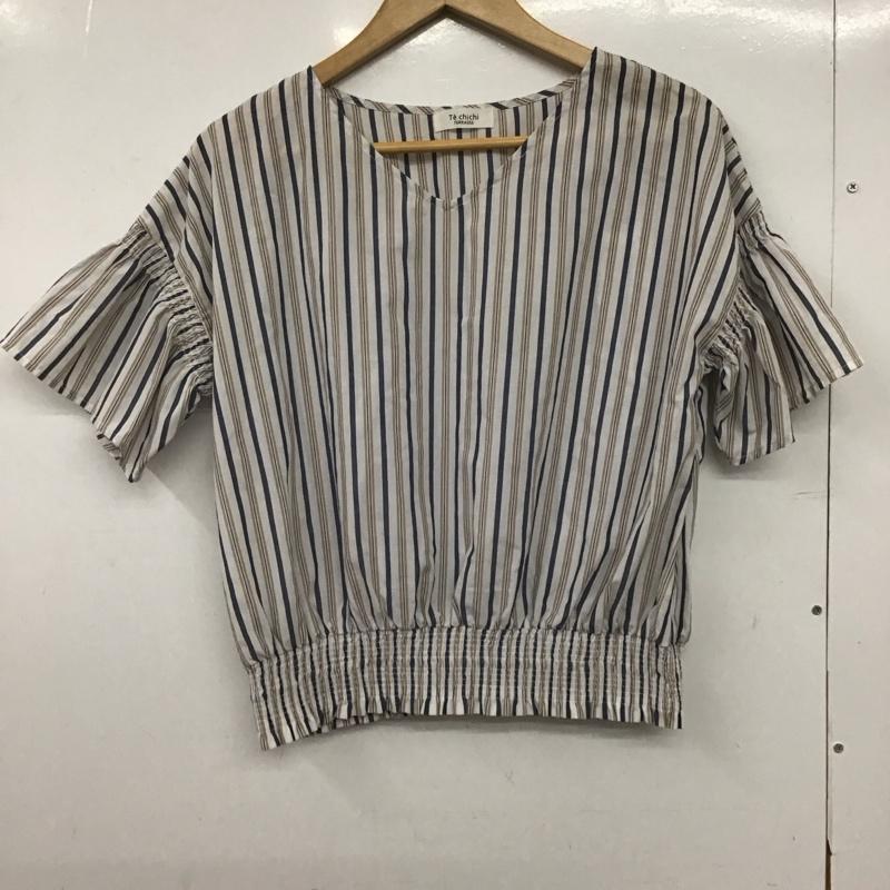 テチチ Techichi カットソー 半袖 FREE ストライプ マルチカラー / マルチカラー /  レディース USED 古着 中古 10149393