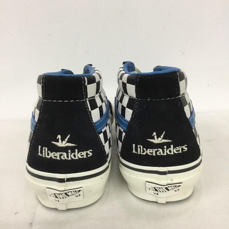 バンズ VANS スニーカー スニーカー 721278 PREMIUM SK8-MID REISSUE 83 29.5cm 箱有 LIBERAIDERS 29.5cm チェック 黒 / ブラック / X 青 / ブルー / X 灰 / グレー /  メンズ USED 古着 中古 10133915