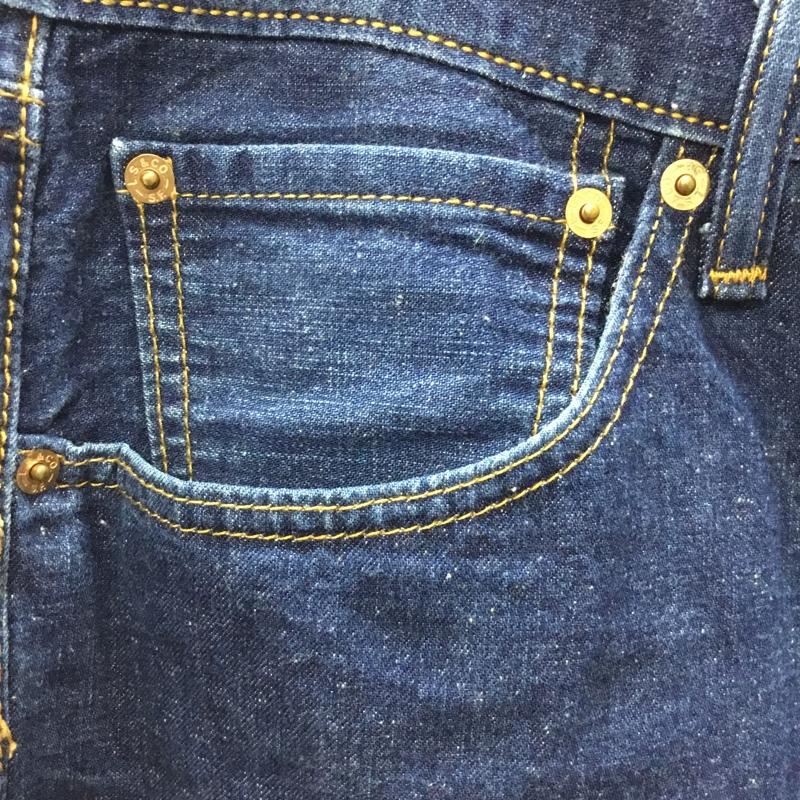 リーバイス Levi s パンツ デニム、ジーンズ 501 W33 L30 ボタンフライ 33インチ 無地 インディゴ / インディゴ /  メンズ USED 古着 中古 10116086