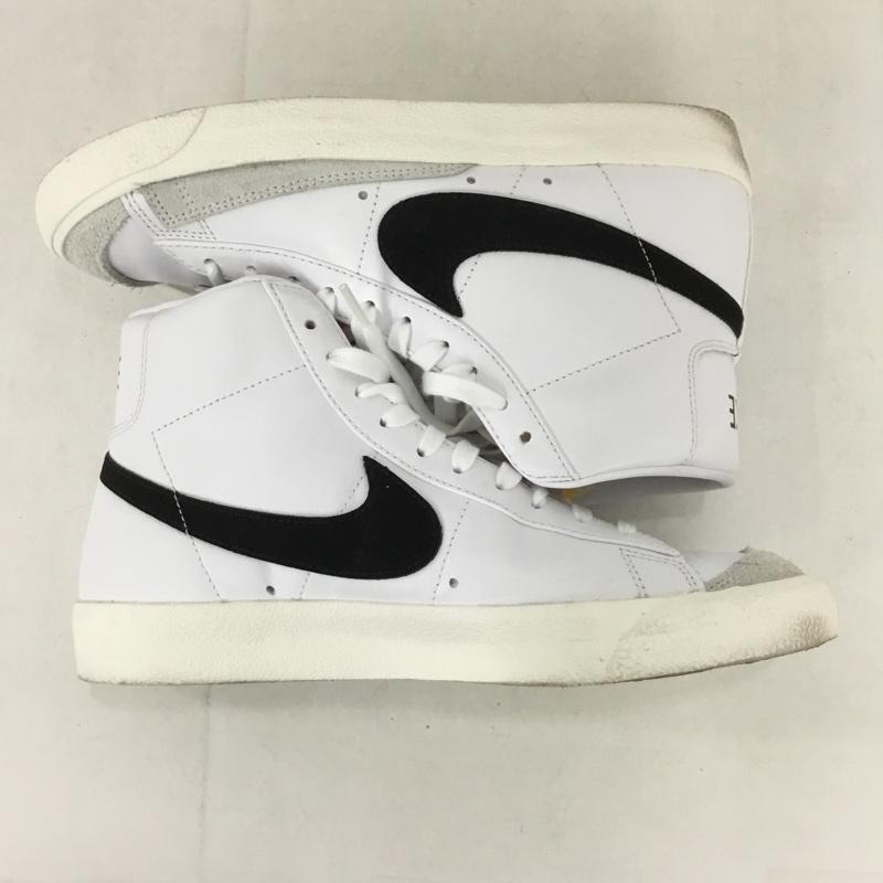 ナイキ NIKE スニーカー スニーカー BQ6806 100 BLAZER MID 77 VINTAGE 26cm 箱有 26.0cm ロゴ、文字 白 / ホワイト / X 黒 / ブラック /  メンズ USED 古着 中古 10131799