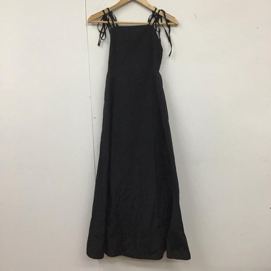 マウジー MOUSSY ワンピース ロングスカート 010GSS30-1890 OPENBACKFLAREドレス ロングワンピース キャミワンピ 1 無地 黒 / ブラック /  レディース USED 古着 中古 10135997