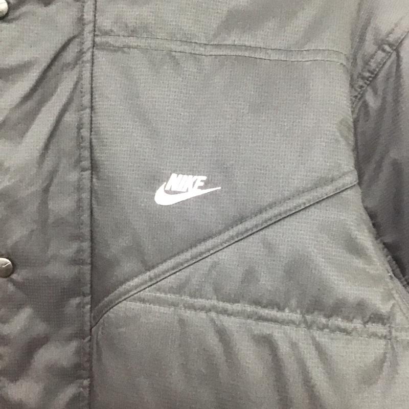 ナイキ NIKE ジャケット、上着 ジャンパー、ブルゾン ジップアップジャケット アウター ダウンジャケット L ロゴ、文字 黒 / ブラック /  メンズ USED 古着 中古 10144962