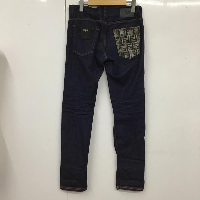 フェンディ FENDI パンツ デニム、ジーンズ FLP201 30インチ 無地 インディゴ / インディゴ /  メンズ USED 古着 中古 10117126