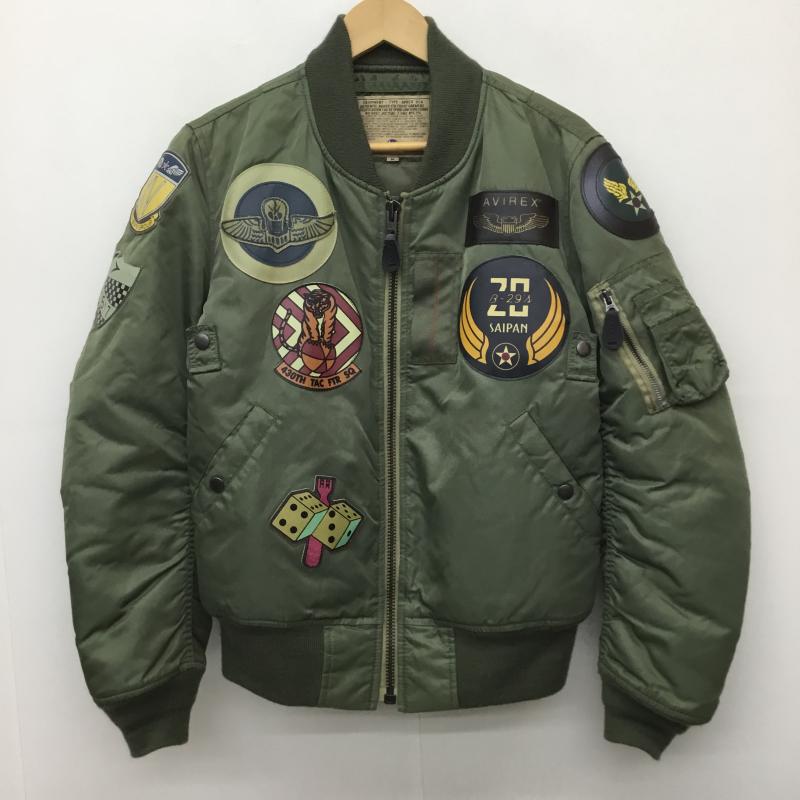 アヴィレックス AVIREX ジャケット、上着 ジャケット、ブレザー フライトジャケット M  カーキ / カーキ /  メンズ USED 古着 中古 10144622