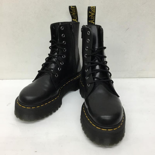 ドクターマーチン Dr.Martens ブーツ ショートブーツ JADON 8ホール 24.5cm 無地 黒 / ブラック /  レディース USED 古着 中古 10140567