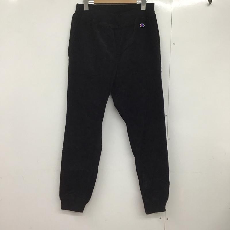 チャンピオン Champion パンツ ワークパンツ、ペインターパンツ ワイドパンツ コーデュロイパンツ カジュアルパンツ M 無地 黒 / ブラック /  メンズ USED 古着 中古 10142985