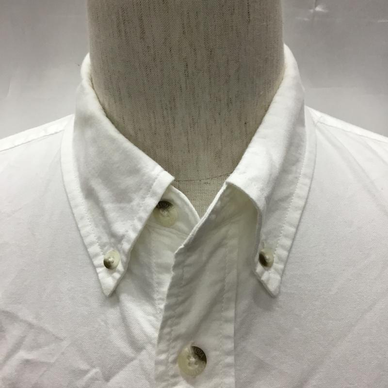 コロンビア Columbia シャツ、ブラウス 長袖 PM7051 トロイヒルシャツ ボタンダウン L 無地 白 / ホワイト /  メンズ USED 古着 中古 10121390