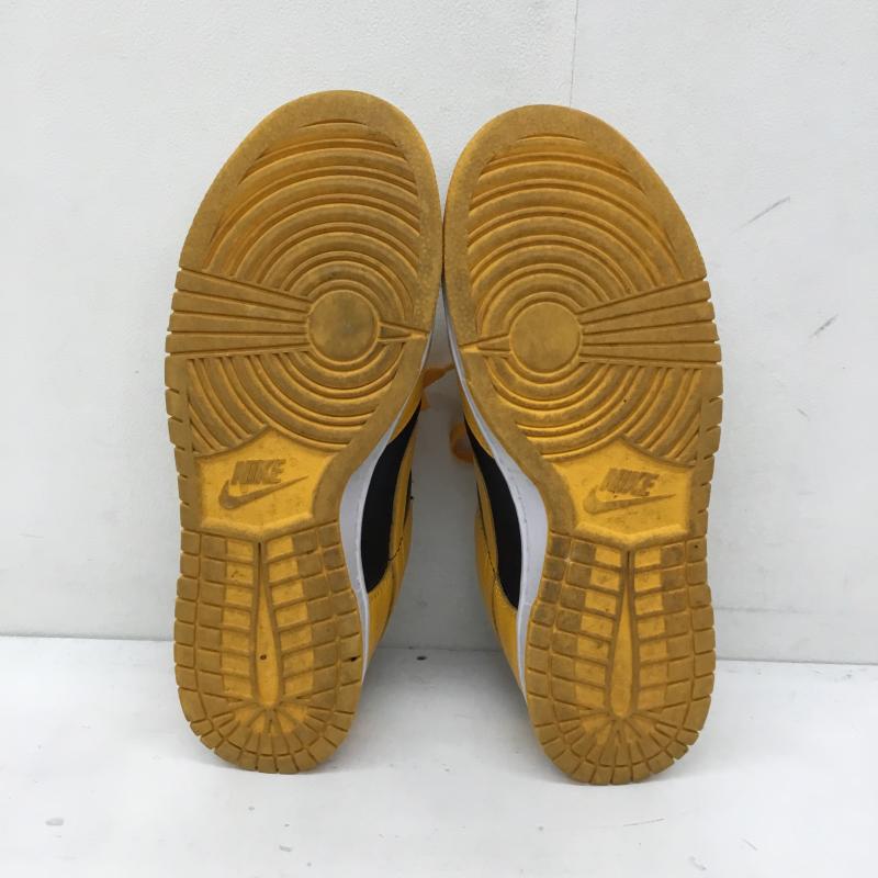 ナイキ NIKE スニーカー スニーカー DD1391-004 Dunk Low Championship Goldenrod 26.5cm ロゴ、文字 黒 / ブラック / X 黄 / イエロー /  メンズ USED 古着 中古 10141696