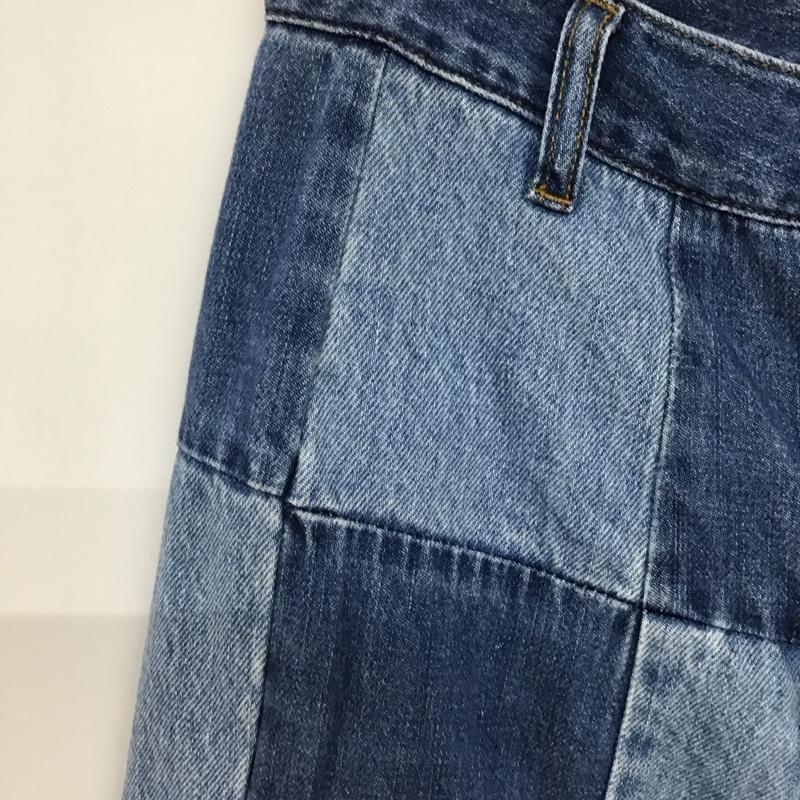 ジュエティ jouetie パンツ デニム、ジーンズ 082122400201-01 チェッカーパターンデニム M 無地 マルチカラー / マルチカラー /  レディース USED 古着 中古 10140909
