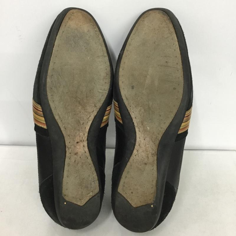 ポールスミス Paul Smith スニーカー スニーカー S7JDA298SFG 7 シグネチャーストライプ ロゴ、文字 黒 / ブラック / X 青 / ブルー /  メンズ USED 古着 中古 10147128