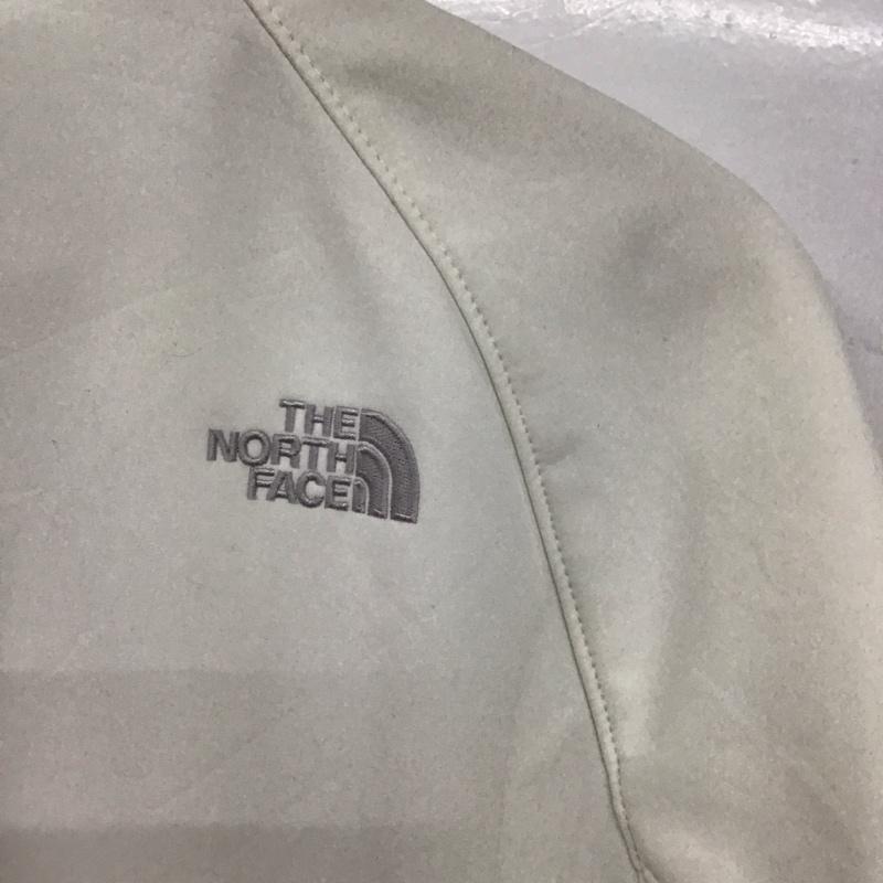 ザノースフェイス THE NORTH FACE ジャケット、上着 ジャケット、ブレザー 裏フリース アウトドアウェア スポーツウェア XL ロゴ、文字 白 / ホワイト /  レディース USED 古着 中古 10146385