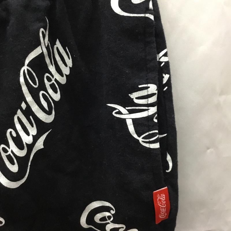 ジーユー GU パンツ ショートパンツ コカ・コーラ S プリント 黒 / ブラック /  メンズ USED 古着 中古 10110697